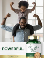 Carlyle Cáscara de Catuaba 470 mg, 120 Cápsulas