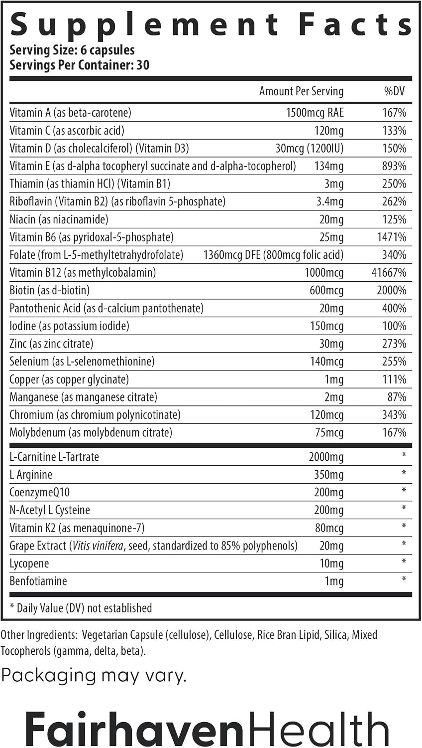 FH Pro for Men - Suplemento de Fertilidad Masculina con L-carnitina, Zinc y CoQ10 | 180 Cápsulas