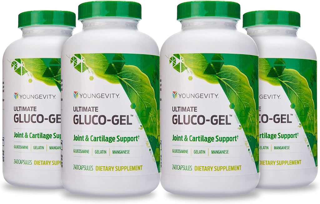 Youngevity Ultimate Gluco-Gel – 240 Cápsulas (4 Botes)