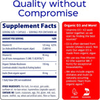 Enzymedica Vitamina D3 y K2 5000 UI + 90 mcg MK-7, 60 Cápsulas Veganas