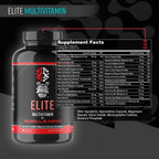 Gorilla Mind Elite Multi-Vitamin (180 Cápsulas) – Multivitamínico Diario con 27 Nutrientes para un Rendimiento Óptimo