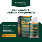 eyetamins® by OPTASE® Eye Comfort™ - 60 Cápsulas Blandas - Suplemento Ocular con Omega-7 de Espino Amarillo