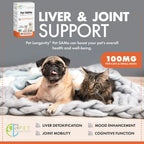 Pet Longevity SAM-e 100 mg – Complemento para el Hígado y Articulaciones para Gatos y Perros Pequeños – 50 Comprimidos con Recubrimiento Entérico