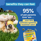 Happy Paws Lawn Saver Probióticos para Perros - 100 Masticables Blandos