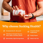 Seeking Health Optimal Man – Multivitamínico para hombres con Zinc, Folato Activo y Ácido Alfa-Lipoico