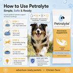 Petralyte Electrolitos y Articulaciones para Perros - Sabor Pollo - 16 Sobres