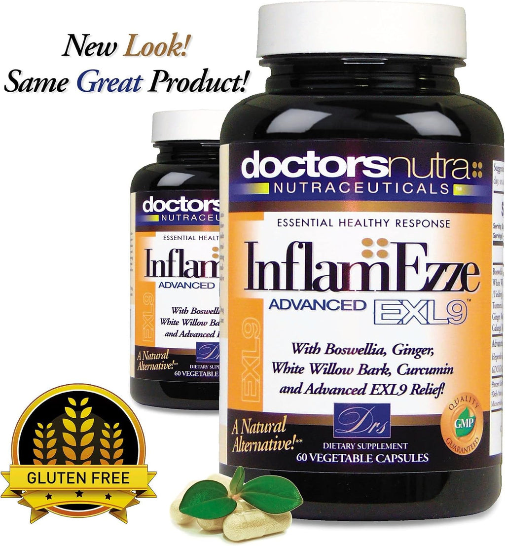 Doctors Nutra Nutraceuticals InflamEzze (Paquete de 2) - 120 Cápsulas