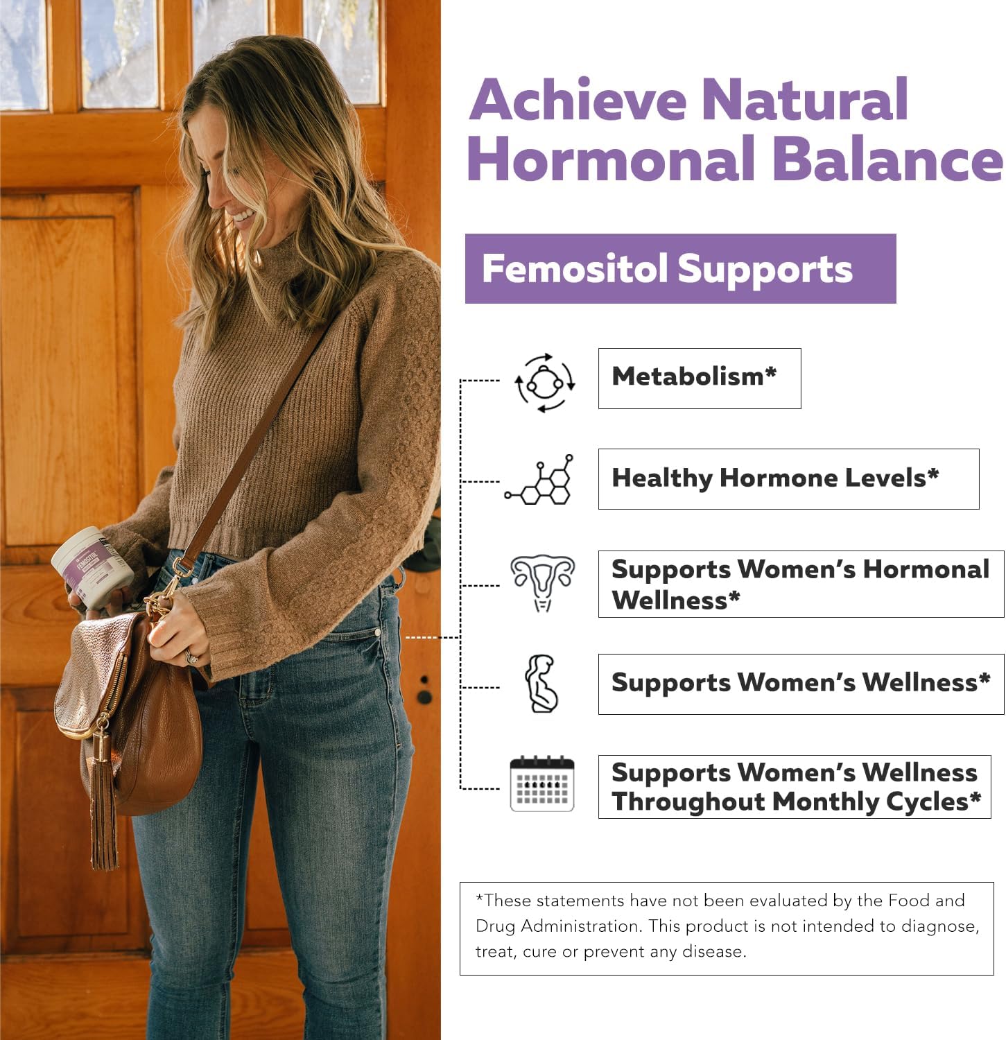 FemoSitol Inositol en Polvo - Complejo de Myo-Inositol y D-Chiro Inositol 40:1 (123 g)