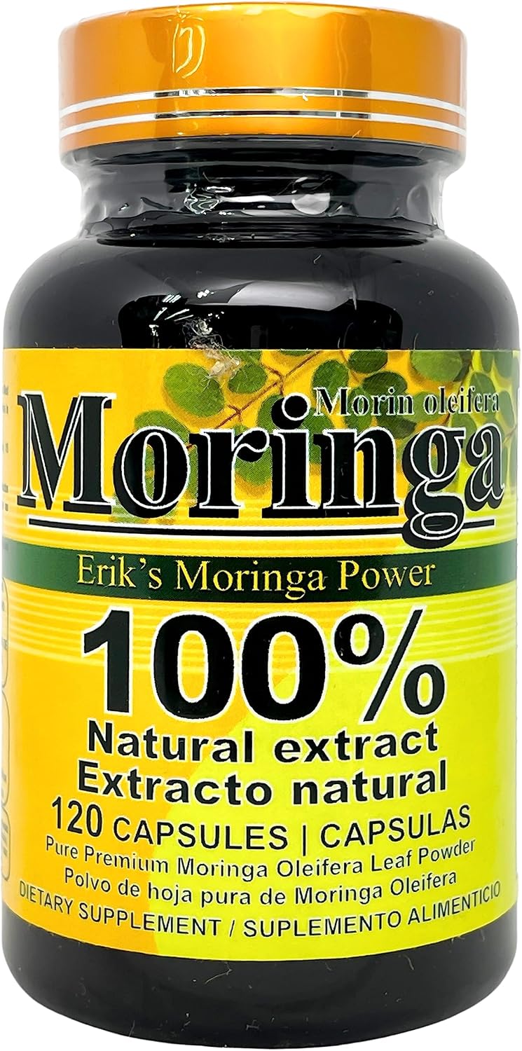 Extracto de Moringa 100% Natural 1000mg 120 Cápsulas