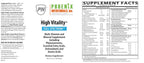 PHOENIX NUTRITIONALS Inc Multivitamin Mineral Formula 136 Nutrients High Energy