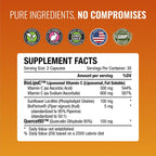 Approved Science Vitamina C Liposomal con Quercetina - 1100 mg - 60 Cápsulas