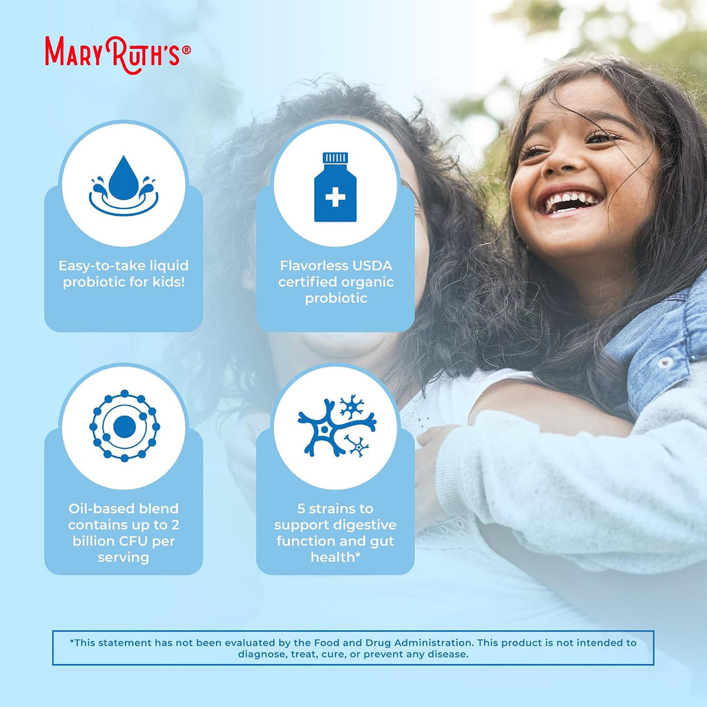 MaryRuth's Probiótico Líquido Orgánico para Niños - 30 ml