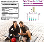 NatureGenX ADK10 – Vitaminas A, D3 y K2 MK-7 (90 Cápsulas)