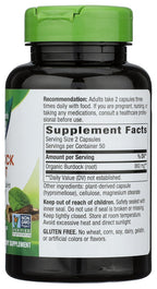 Nature's Way Burdock Root, 950 mg per serving, 100 Vegan Capsules