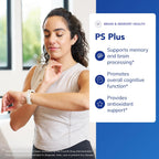 Pure Encapsulations PS Plus – Fórmula hipoalergénica con fosfatidilserina y antioxidantes para el apoyo de la memoria y la función cognitiva | 60 cápsulas
