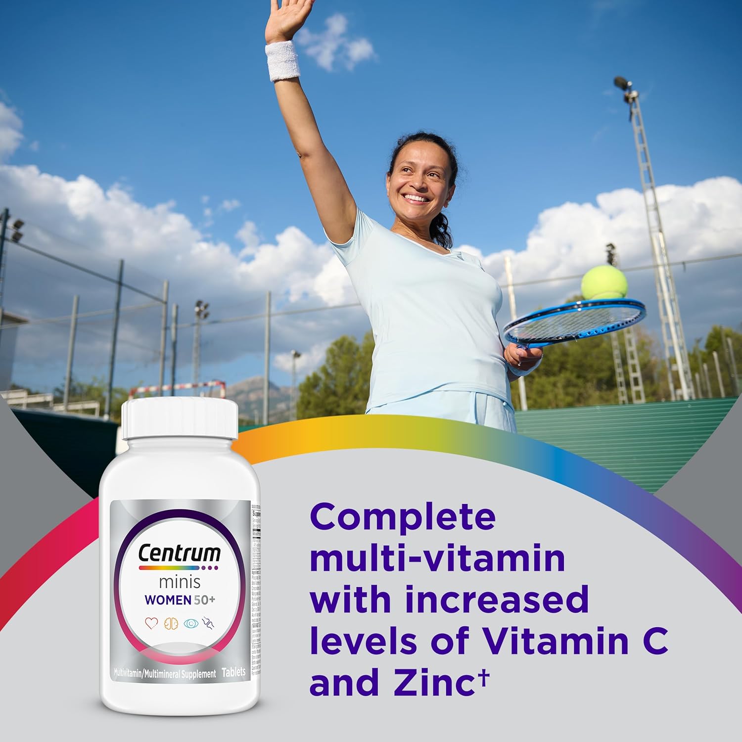 Centrum Minis Silver Mujeres 50+ Multivitamínico Completo 280 Comprimidos