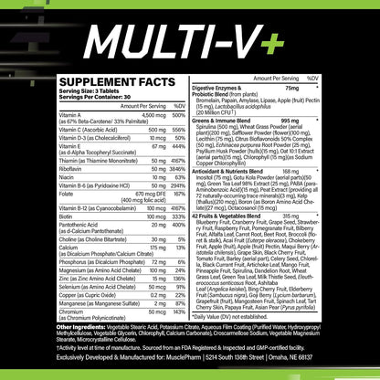 Muscle Pharm Essentials Multi-V+ - – Recuperación muscular: La combinación de nutrientes como el selenio y el – Image 3