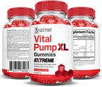 Justified Laboratories Vital Pump XL Extreme 2000MG Performance Gummies (Pack de 5, 300 Gomitas)