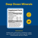 Natural Factors Whole Earth & Sea Minerales Marinos Profundos - Apoya el Equilibrio Electrolítico y la Salud Ósea* - Vegano - Sin Sabor - 3.38 oz