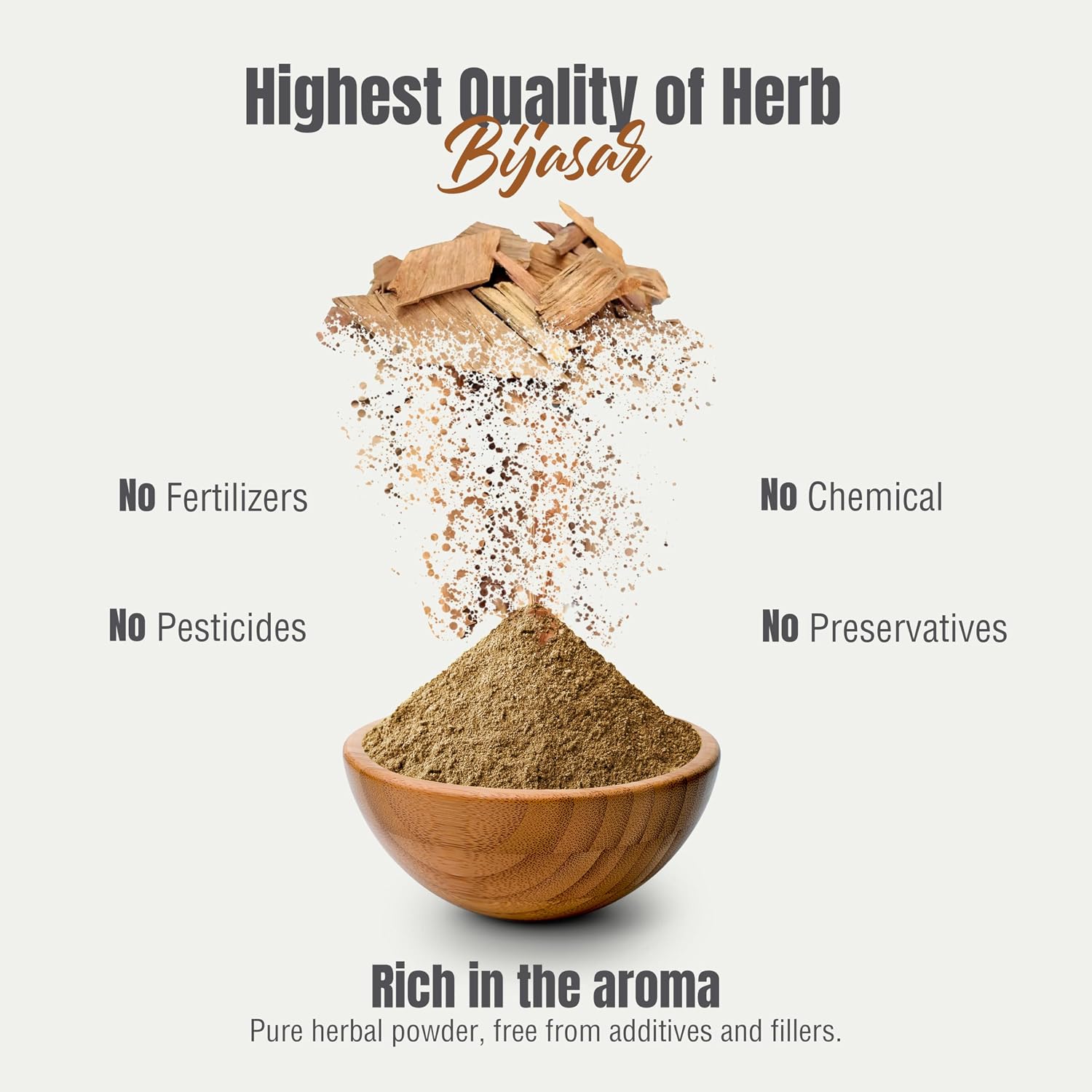 Herbsforever Vijaysar (Pterocarpus Marsupium) en Polvo - 454g