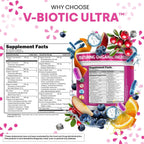 Clean Nutra Vaginal Probiotics for Women + Prebiotics Digestive Enzymes Bromelain Cranberry D Mannose Horsetail Black Cohosh Artichoke Hibiscus Flowers Probiotic for Digestive Health 90 Vegan Capsules