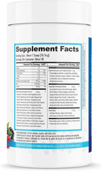 NuEthix Formulations Gourmet Greens Drink Powder – Suplemento en polvo con superalimentos, probióticos y enzimas – Sabor Berry – 30 porciones