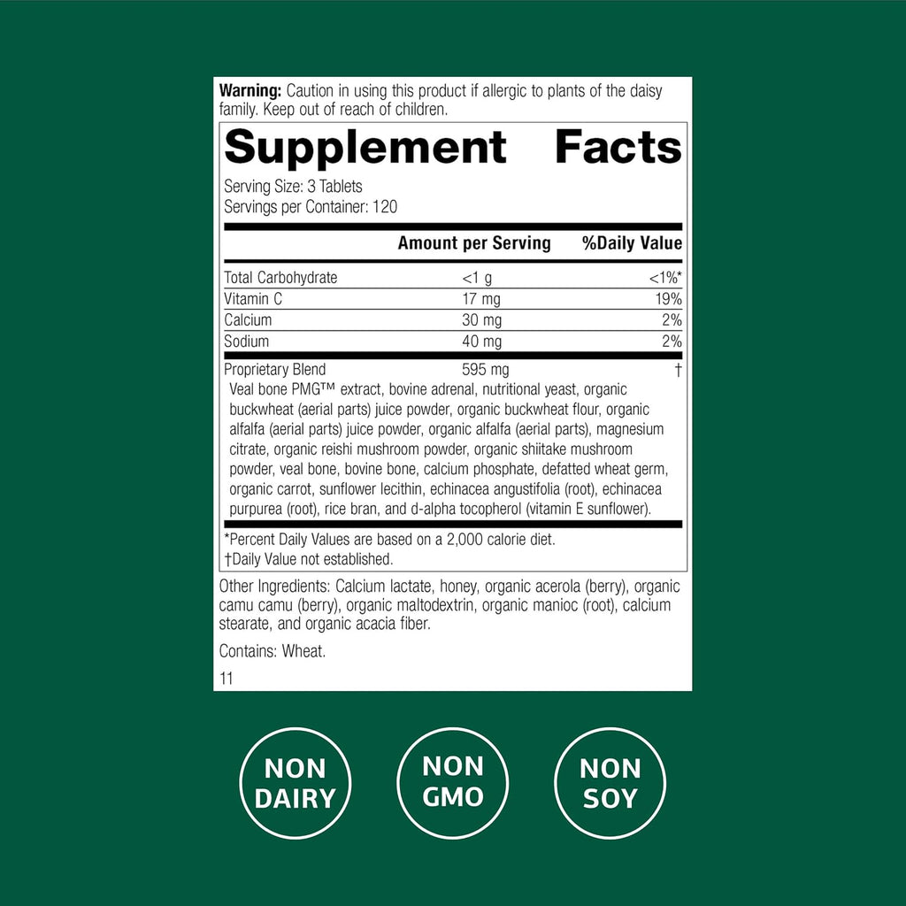 Standard Process Cataplex C - 360 Tablets - Immune and Bone Support