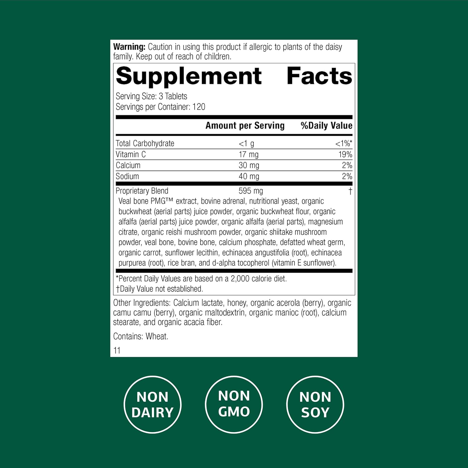 Standard Process Cataplex C - 360 Tablets - Immune and Bone Support