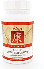 Kan Herbs Company Quiet Contemplative – Fórmula herbal tradicional china para nutrir el Yin del Riñón, estabilizar el Jing, apoyar el envejecimiento saludable y el equilibrio emocional, 60 comprimidos