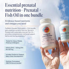FullWell Women's Prenatal Essentials - Multivitamínico Prenatal y Aceite de Pescado