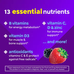 Vitafusion Multivitamínico en Gominolas para Hombres, Sabor Berry, 120 unidades (60 días)