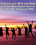Vitamina B1 Tiamina TTFD - 50 mg - 250 Cápsulas - Vegano