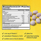Airborne Vitamina C 1000 mg + Zinc – Comprimidos masticables sabor Frutos Rojos y Cítricos – 116 comprimidos