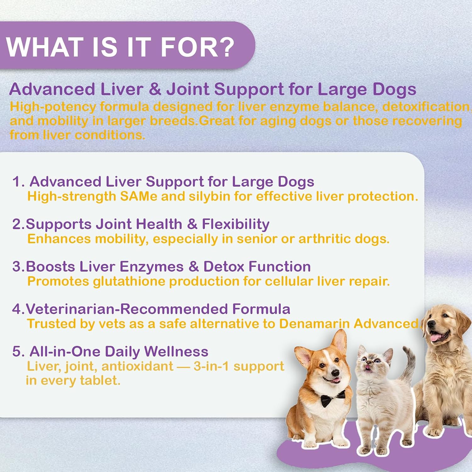 Same for Dogs – Suplemento Hepático Avanzado con Milk Thistle