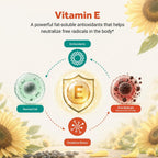 Naturalis Vitamina E de Girasol 268mg (400 UI) con Tocoferoles Mixtos - 300 Cápsulas Blandas