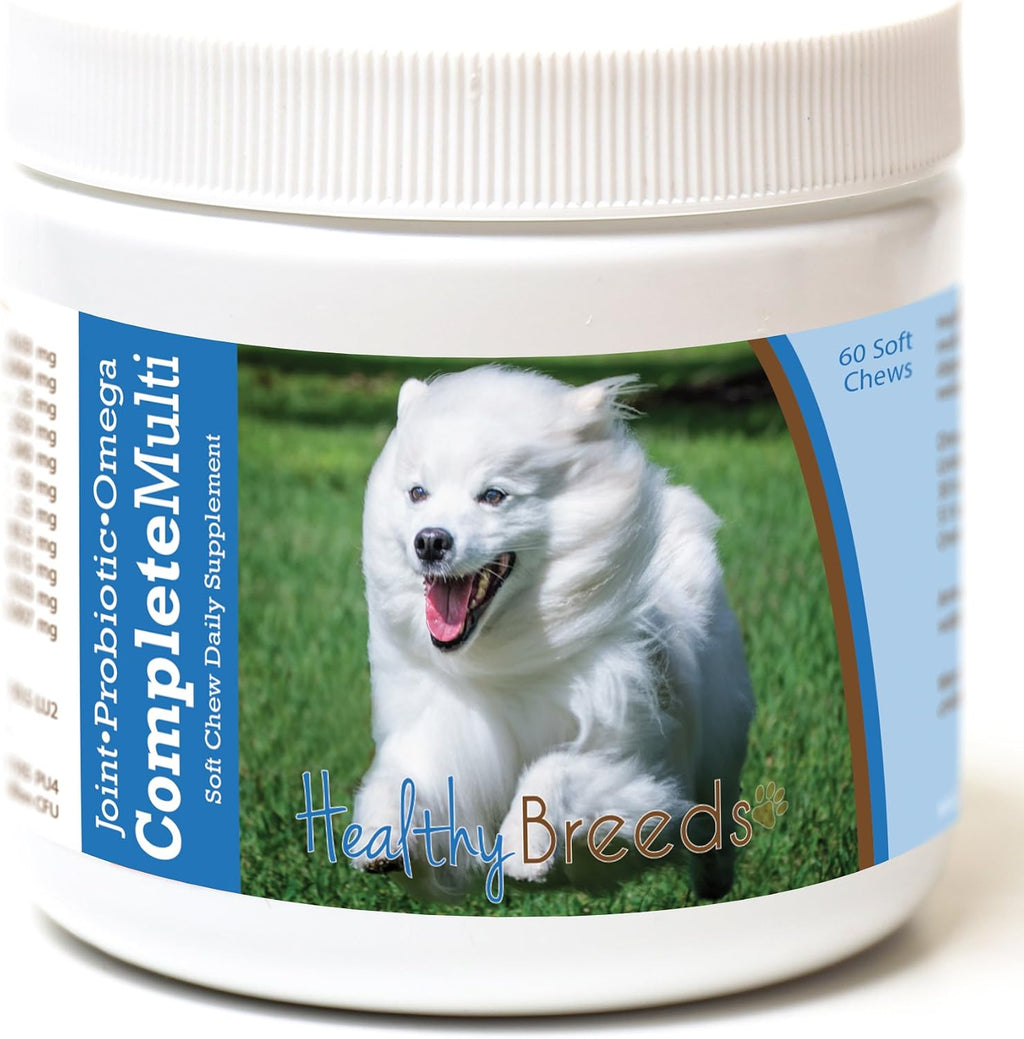 Healthy Breeds American Eskimo Dog Multivitamínico Completo Masticables Blandas 60 Unidades