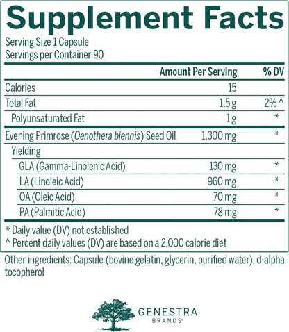 Genestra Brands GLA 130 Aceite de Onagra | – ¿Este producto contiene gluten o alérgenos? Para conocer la lista – Image 2