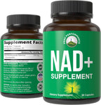 Peak Performance Suplemento de NAD de Alta Pureza en Cápsulas para Mujeres y Hombres