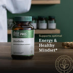 GAIA HERBS PRO Rhodiola - Complemento Adaptógeno con Extracto de Raíz de Rhodiola - 60 Cápsulas (30 Dosis)