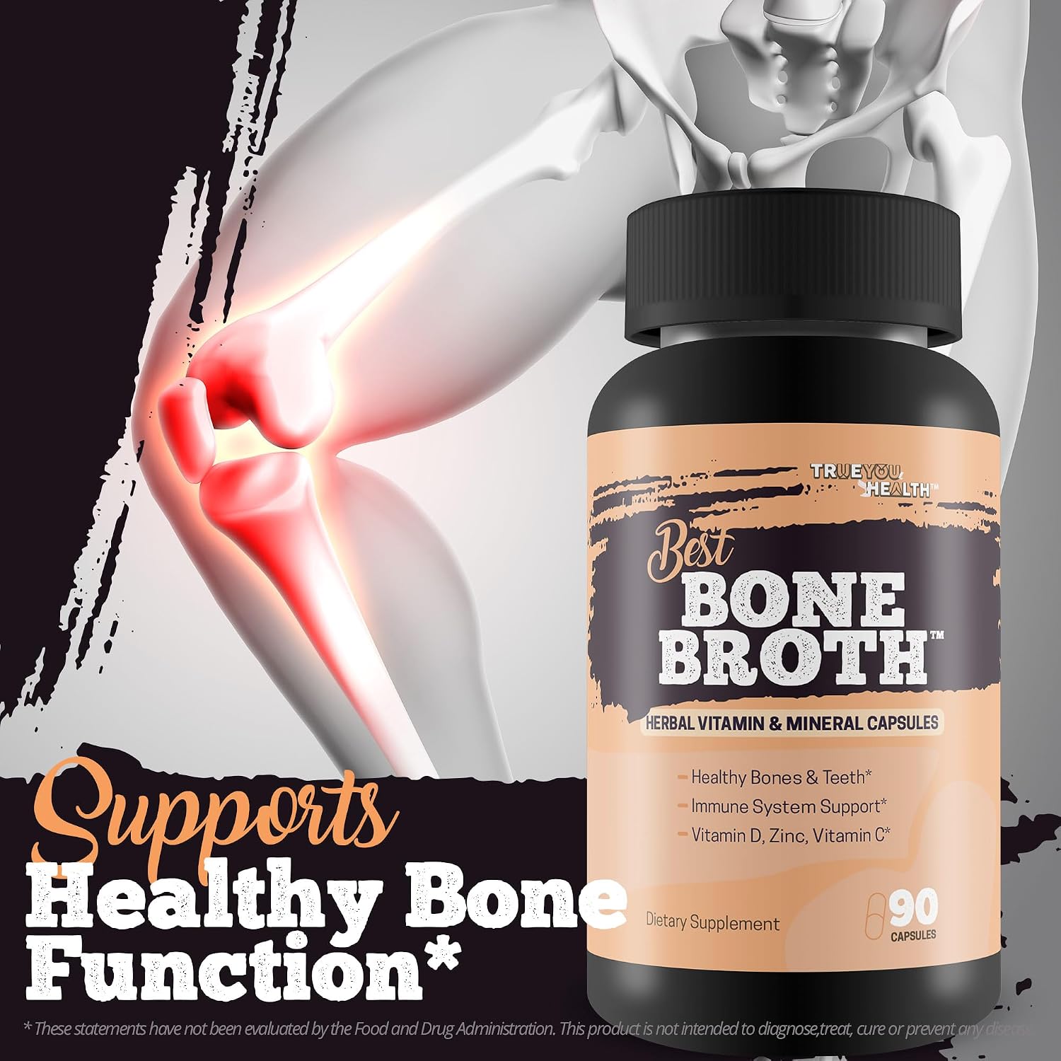 Best Bone Broth Cápsulas - Salud Ósea e Inmunidad - Alternativa al Caldo de Huesos en Polvo