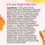 Multivitamínico Líquido para Perros con Aceite de Salmón y Caldo de Huesos - Omega 3, Glucosamina, Prebióticos y Postbióticos - 12 oz (354 ml)