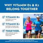 Vitaminerals Vitamina D3 + K Complex | 2500 IU D3, 80 mcg K, Mezcla de Verduras y Frutas | 60 Cápsulas Veganas