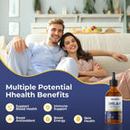 Shilajit Liquid Drops con Ashwagandha, Cúrcuma y Black Musli - Paquete de 2