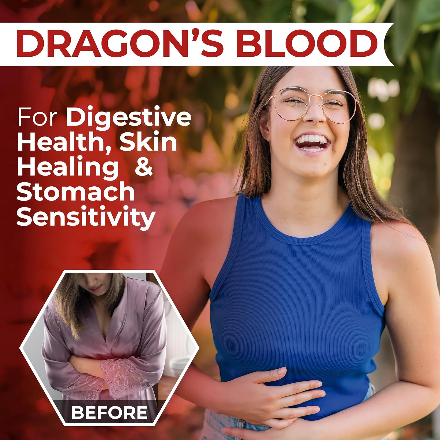 Cápsulas de Sangre de Dragón 1000mg | Croton Lechleri | Hallusa Natural