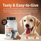 Probióticos para Perros en Masticables (90 unidades) – Salud Digestiva e Intestinal