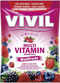 Vivil Multivitamin Bonbons Wildberry Sin Azúcar 80g