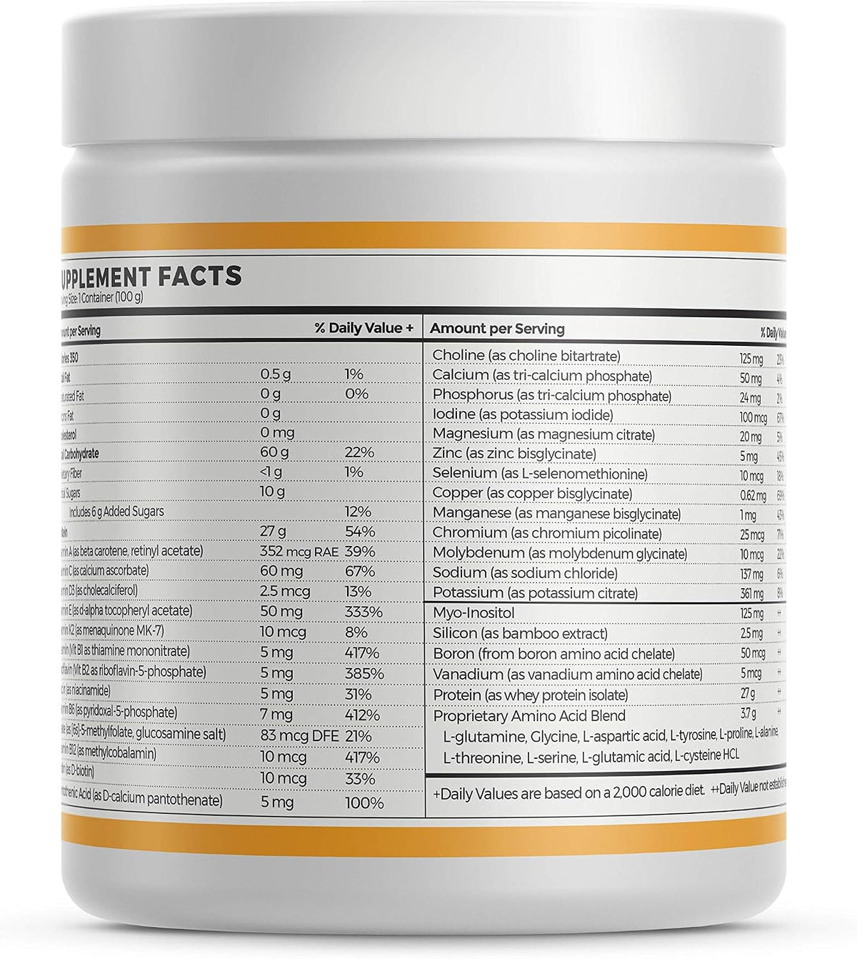 Absorb Plus Proteína Aislada - Suplemento Dietético para la Salud Intestinal (100 g, Vainilla Francesa) – Image 3