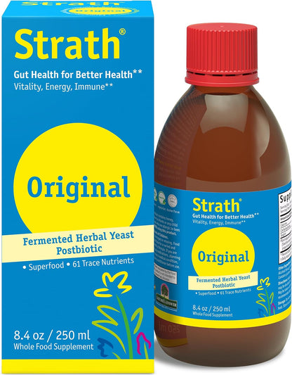 Strath Fermented Herbal Yeast Postbiotic - – 11 vitaminas: incluyendo las del grupo B, vitamina C, D, E, etc. – Image 1