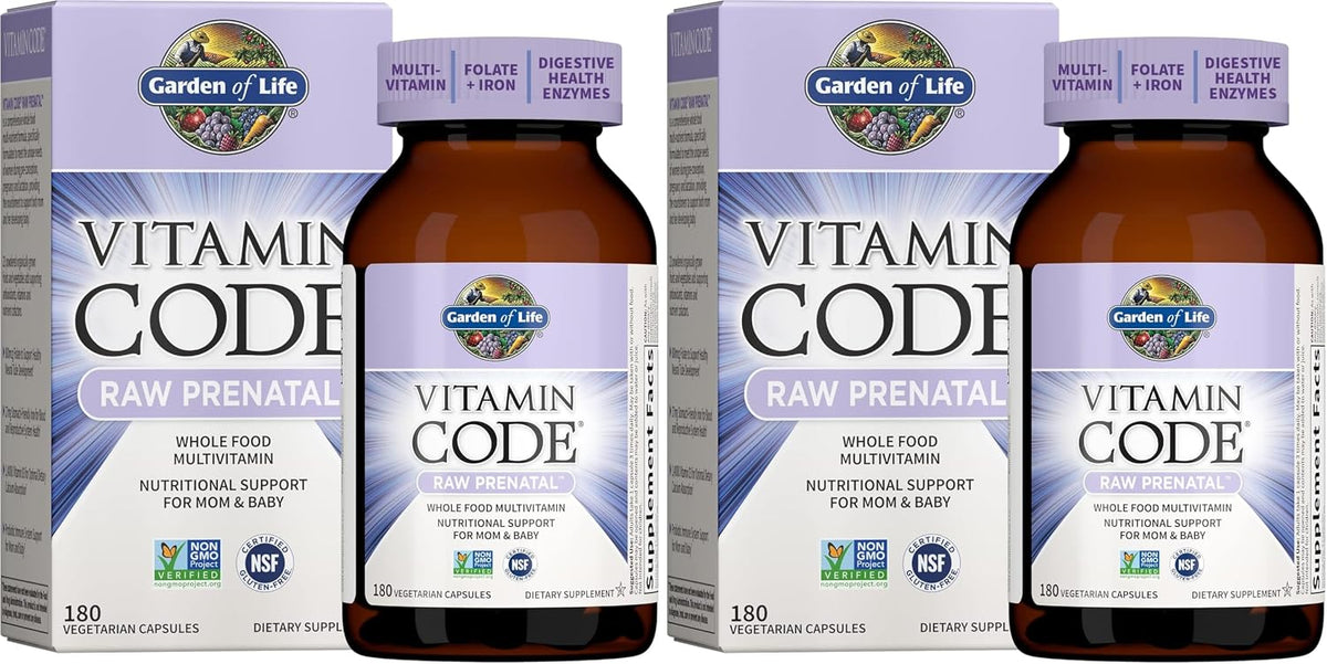 Garden of Life Vitamin Code Raw Prenatal Multivitamin, 30 Cápsulas – Image 9