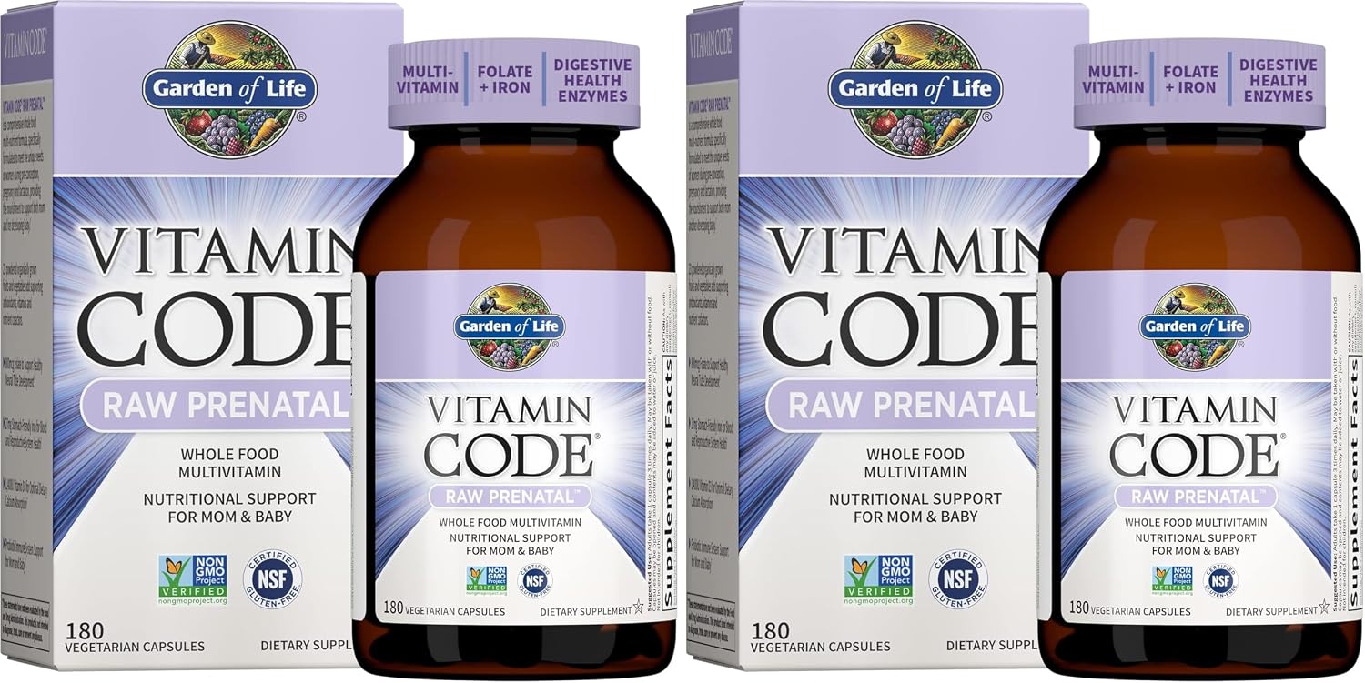 Garden of Life Vitamin Code Raw Prenatal Multivitamin, 30 Cápsulas